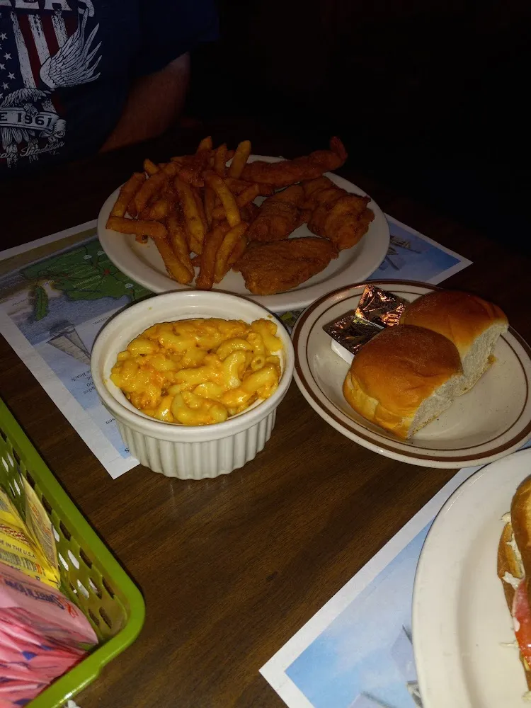 Chicken Strips Mac N Cheese